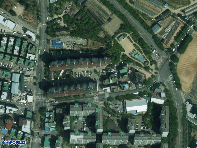 계양박촌풍림아이원 항공사진