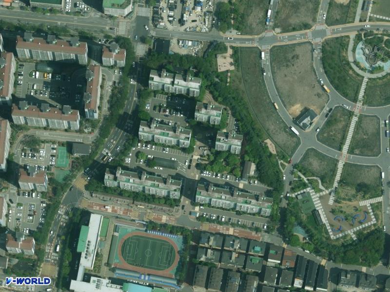 금호어울림1차(원당지구 108BL 3L) 항공사진