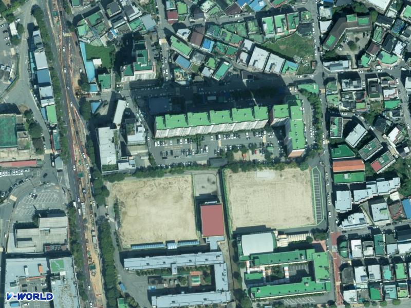 쌍촌 명지 항공사진