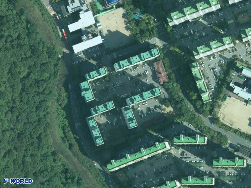 풍암한신 항공사진