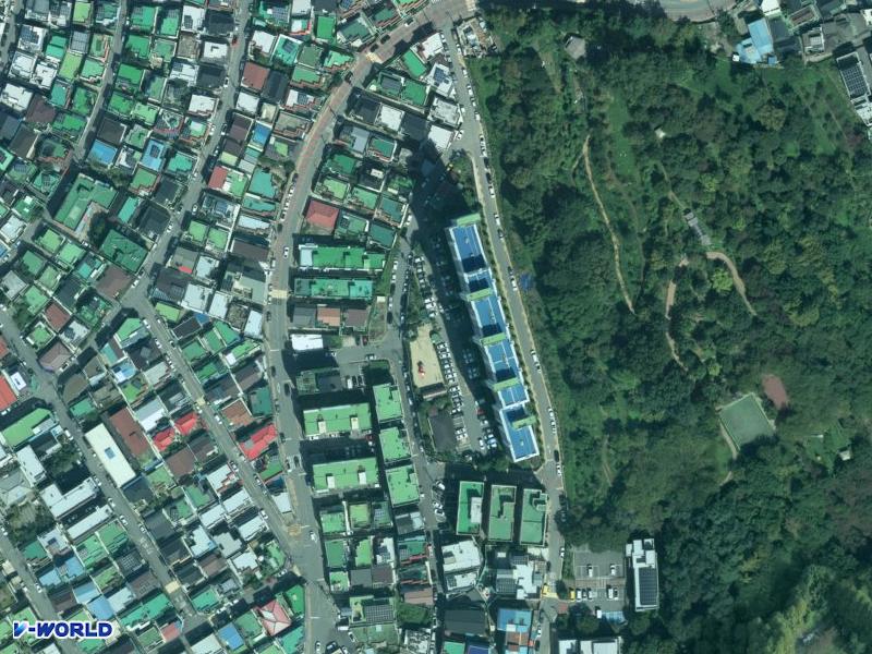 월산라인 항공사진