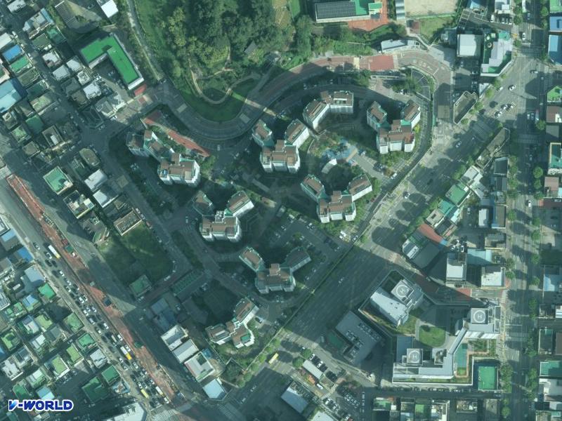 힐스테이트 백운 항공사진