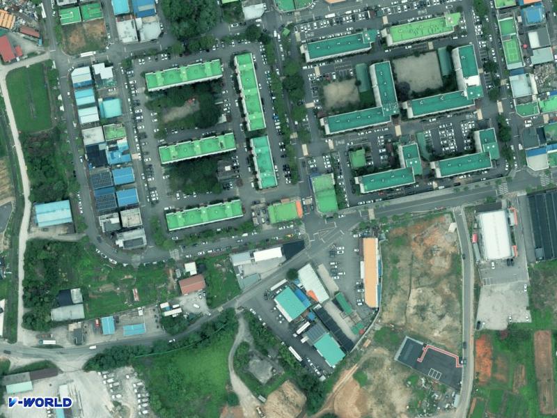 도천중흥파크1단지 항공사진