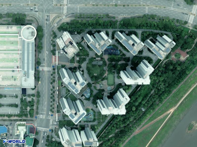 광주 쌍암힐스테이트리버파크 항공사진
