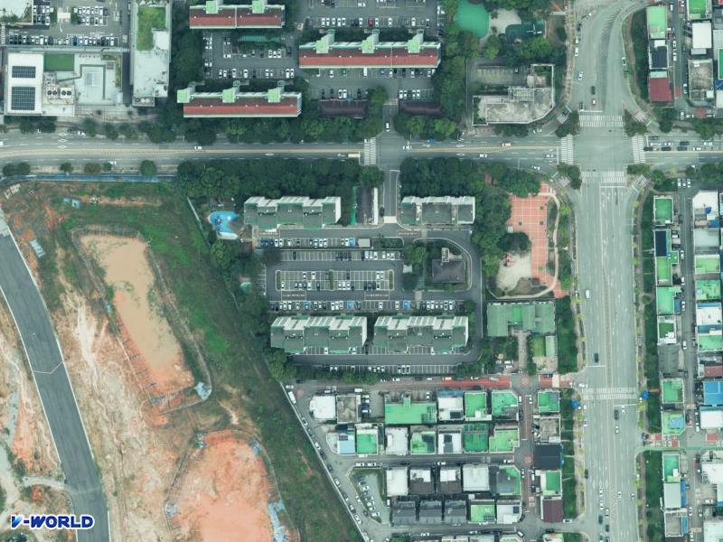 광주신가주공 항공사진