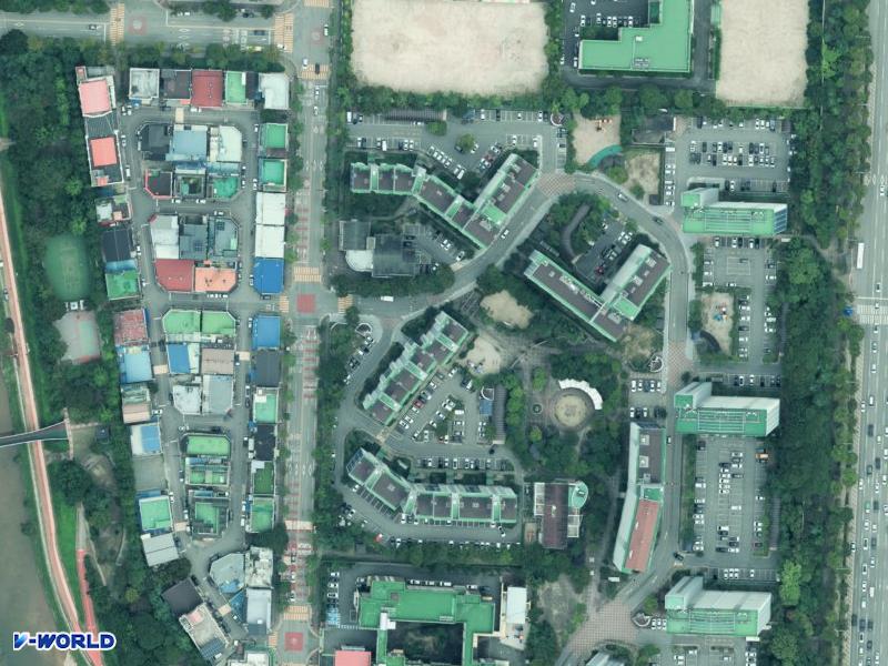 운남주공7단지 항공사진
