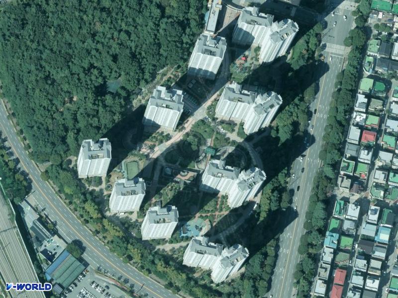 어등산대방노블랜드 항공사진