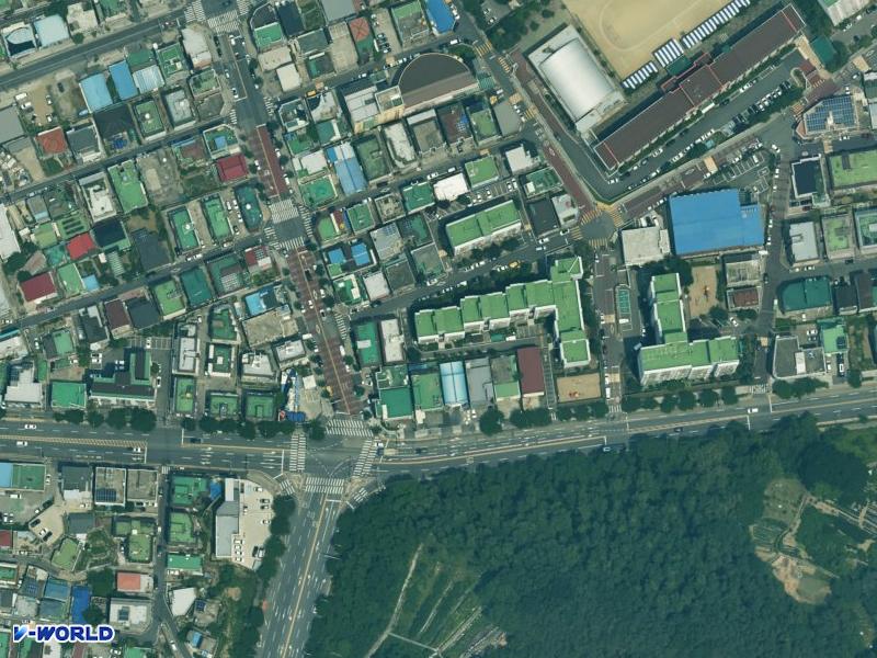 경성공원 항공사진