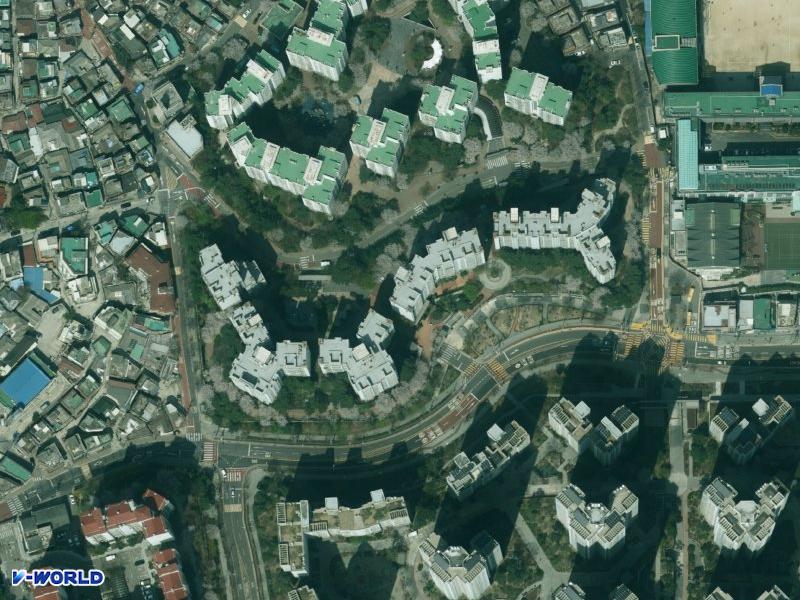 송천센트레빌 항공사진