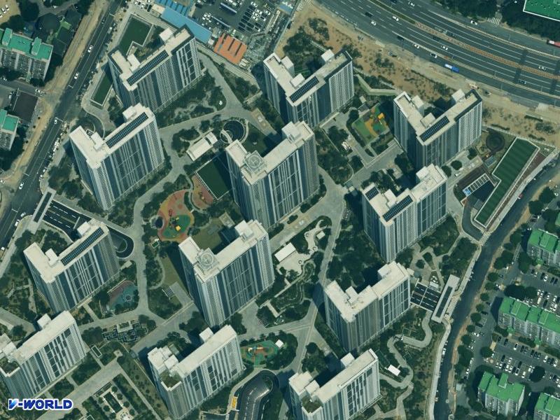 둔산자이아이파크 항공사진