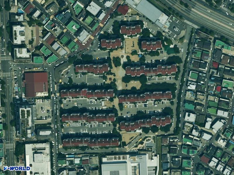 동산맨션 항공사진