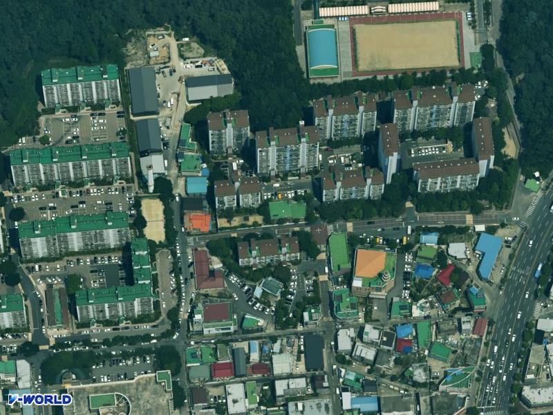 삼익양지마을 항공사진