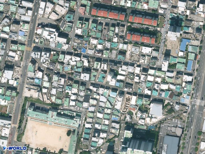 남산빌라 항공사진