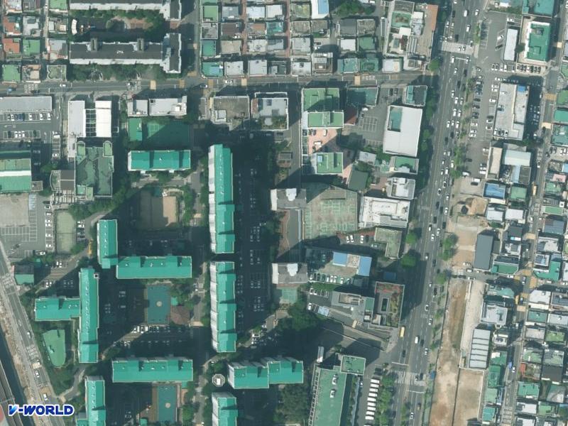대우우남이채롬 항공사진