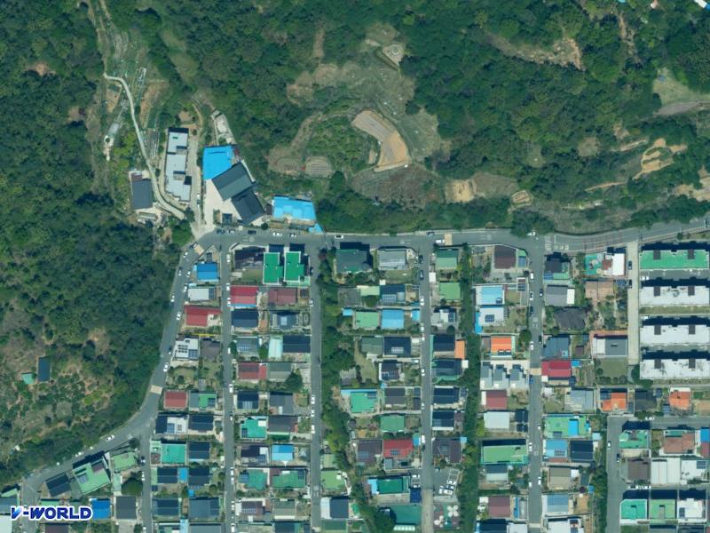 다세대주택 항공사진
