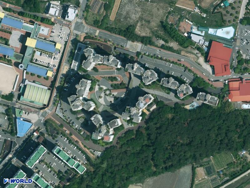 여울목 항공사진
