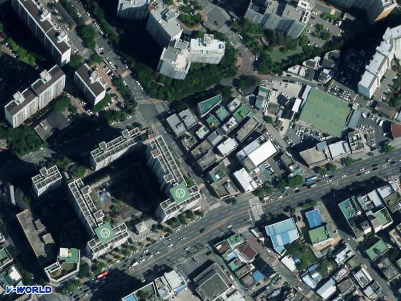 한일하이츠 항공사진