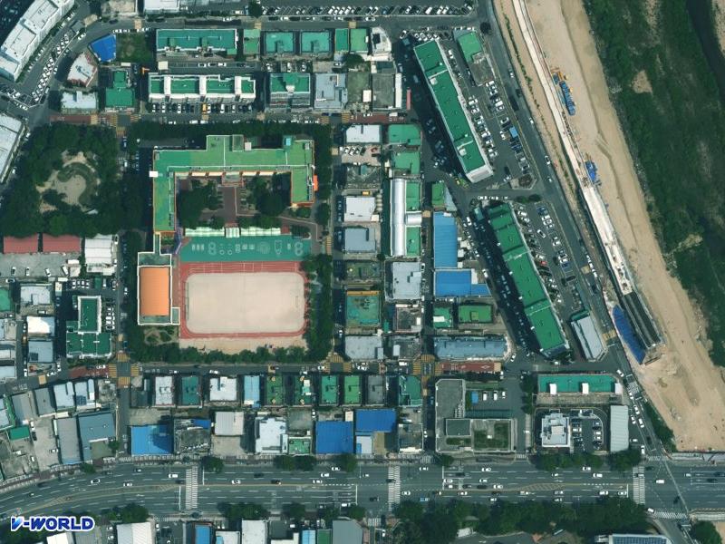 삼익파크 항공사진