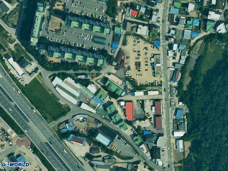 세룡빌라 항공사진