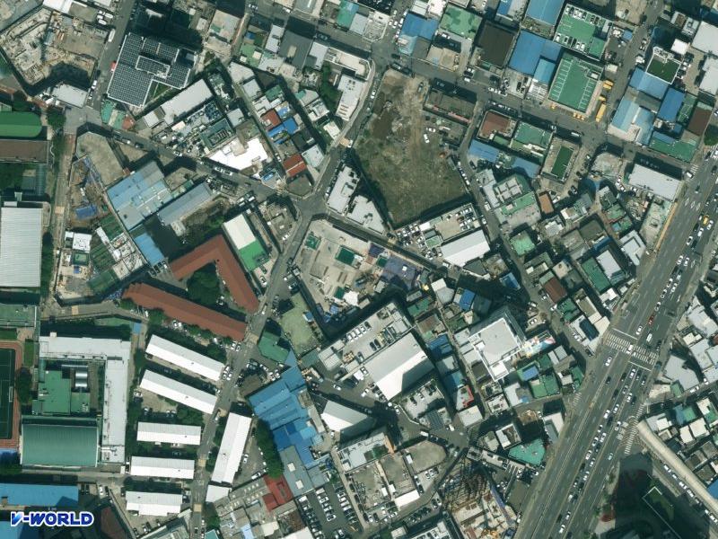 창수연립 항공사진