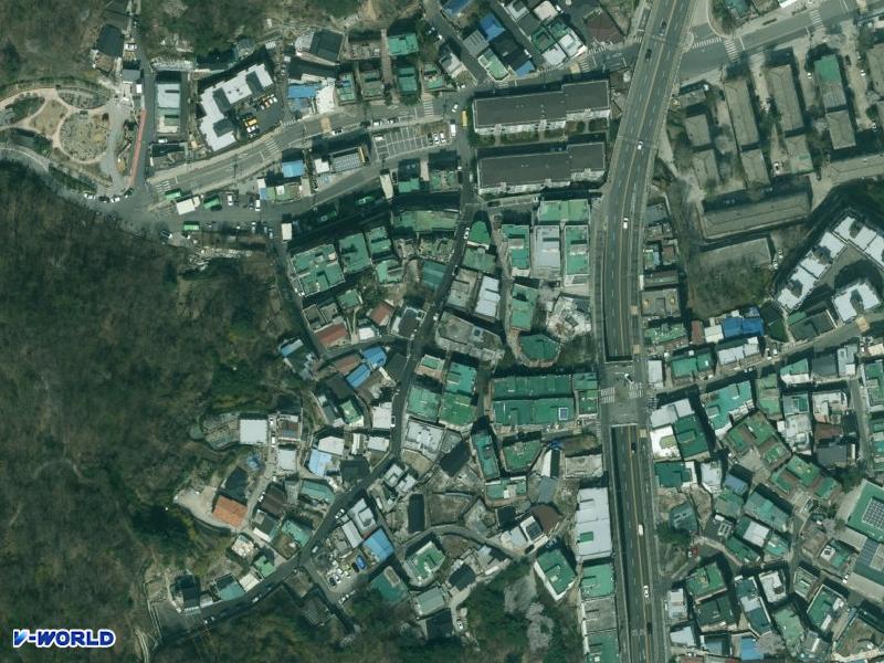 산안애 항공사진