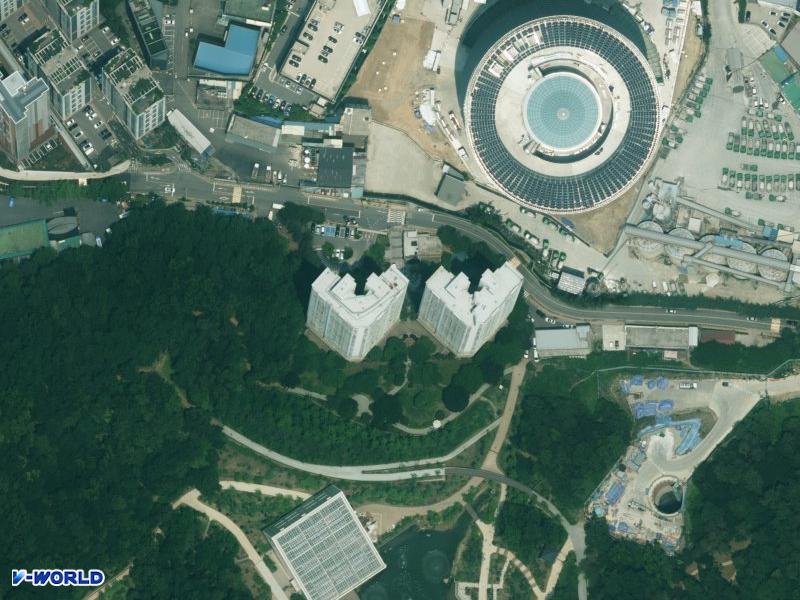 영통아이파크 항공사진