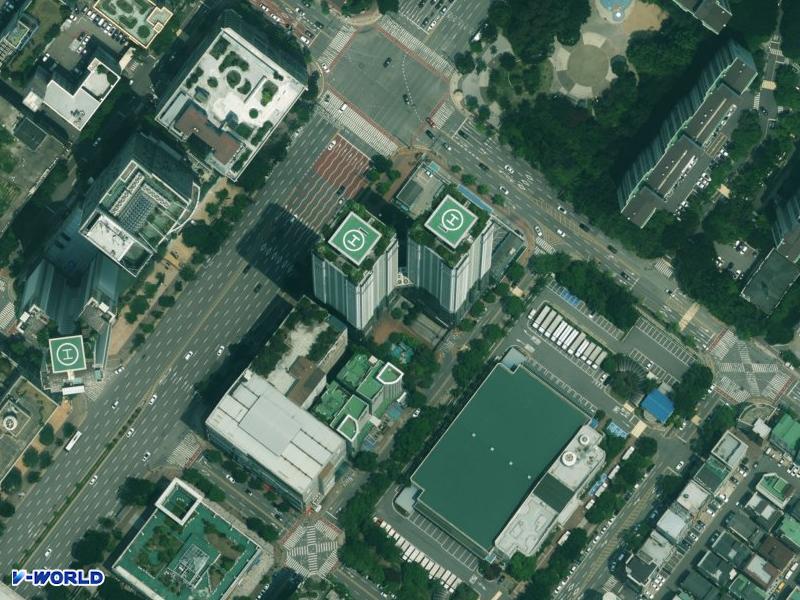 영통대우월드마크 항공사진