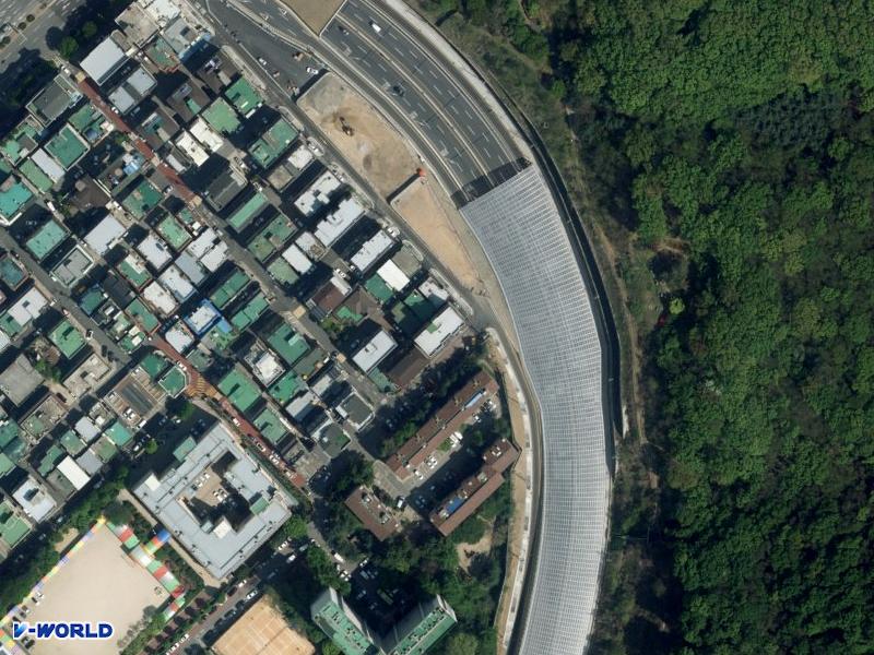 은행동다세대주택 항공사진