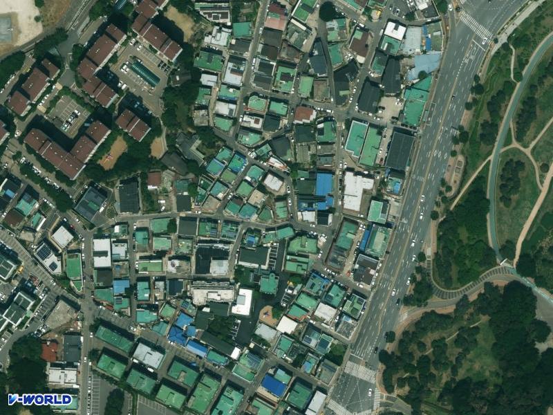 숙지산빌라 항공사진