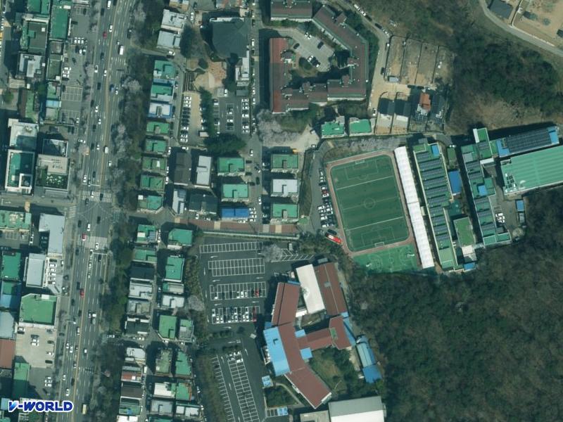 경동맨션 101동 항공사진