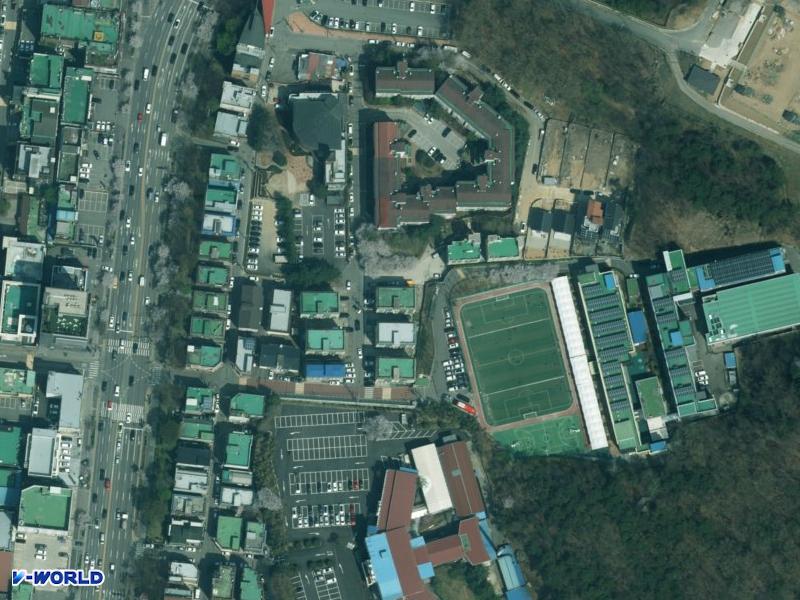 경동맨션 103동 항공사진