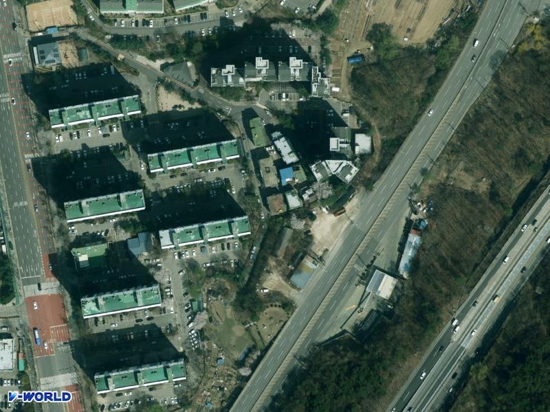 한백빌라 항공사진